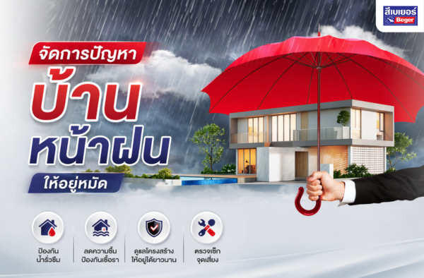 บ้านรั่ว บ้านร้าว เชื้อรา-ปลวกบุก! รวมวิธีรับมือหน้าฝนที่เจ้าของบ้านควรรู้