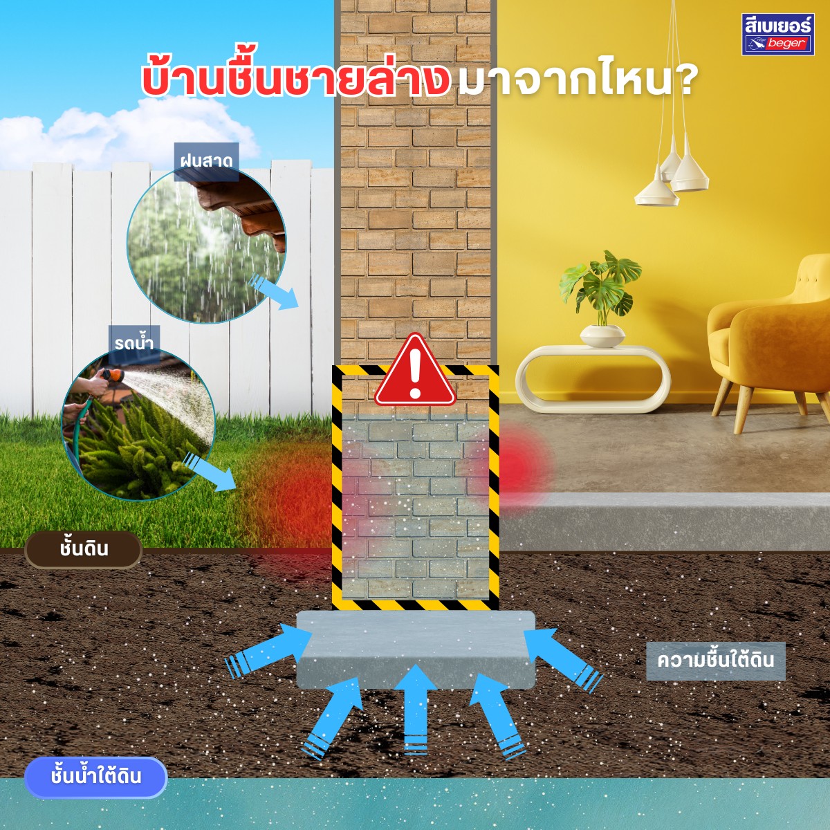 ปัญหาชื้นชายล่าง