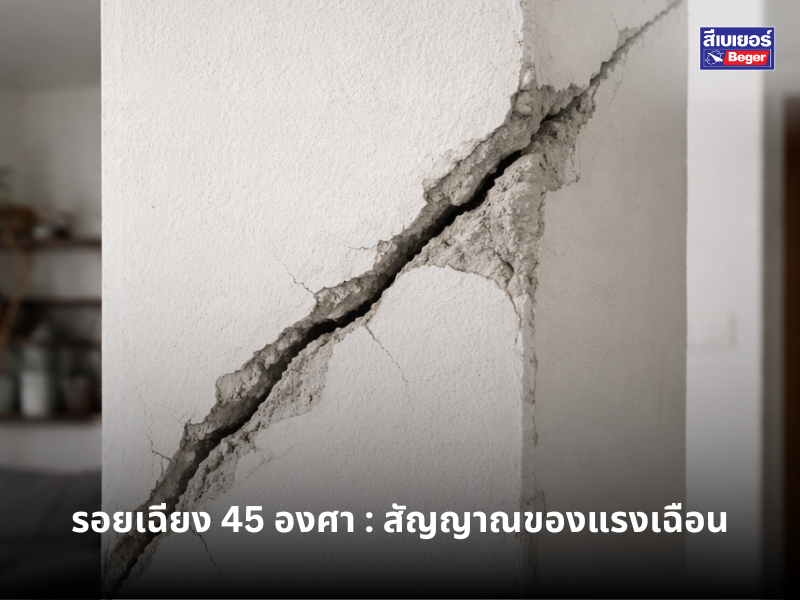 รอยเฉียง 45 องศา