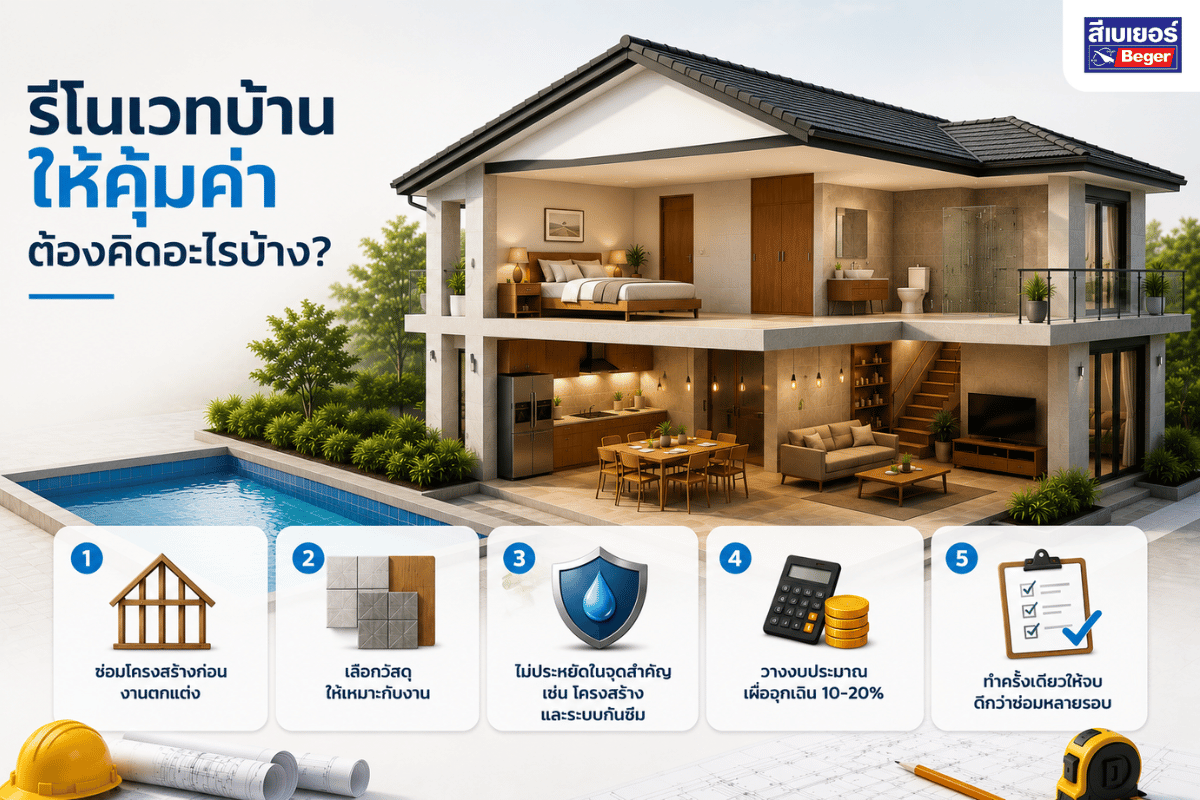 รีโรเวทบ้านให้คุ้มค่า